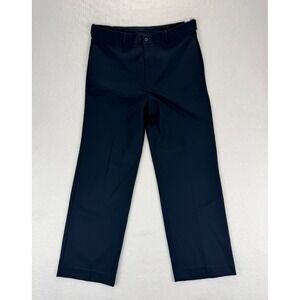 Ben Hogan Performance Mens Navy Blue Flat Front Golf Pants Trousers 34x30 Solid